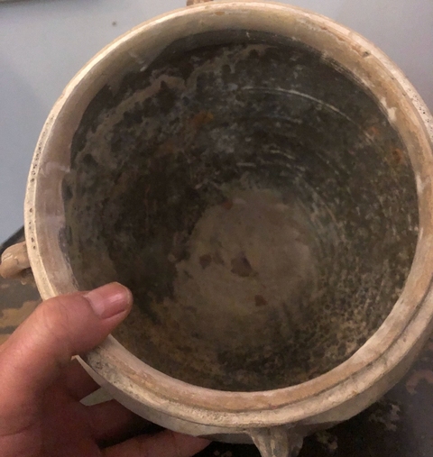 古玩陶瓷褐彩四系罐真品鑒賞圖