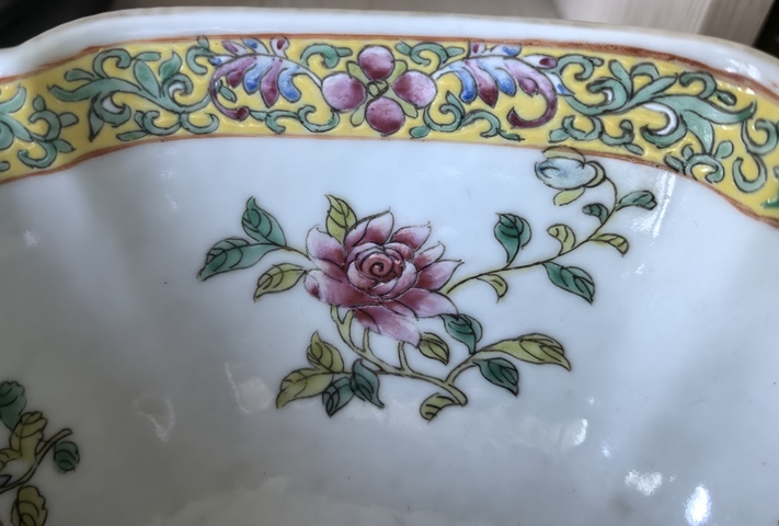 古玩陶瓷十二花神粉彩碗真品鑒賞圖