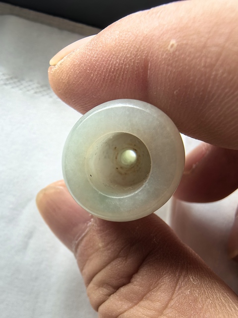 古玩玉器翡翠煙嘴真品鑒賞圖