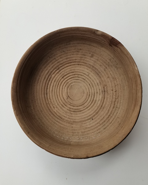 古玩陶瓷原始青瓷弦紋碗真品鑒賞圖