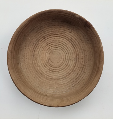古玩陶瓷原始青瓷弦紋碗真品鑒賞圖