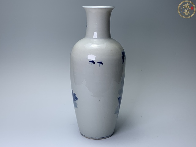 古玩陶瓷人物紋青花瓶真品鑒賞圖