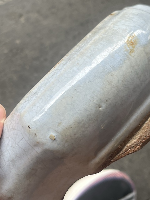 古玩陶瓷鈞釉水仙盆真品鑒賞圖