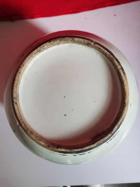 古玩陶瓷三娘教子圖新粉彩冬瓜罐真品鑒賞圖