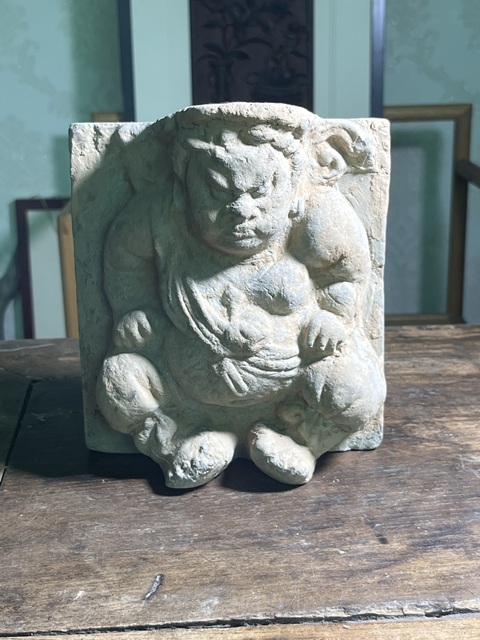 古玩陶瓷力士磚雕真品鑒賞圖