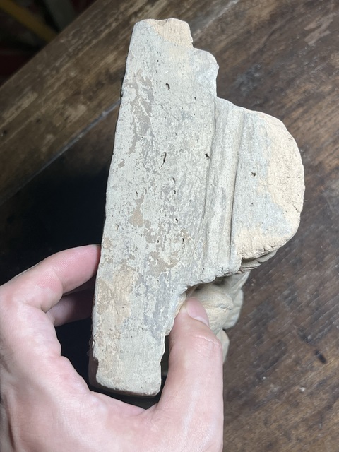 古玩陶瓷力士磚雕真品鑒賞圖