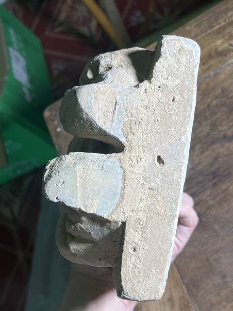 古玩陶瓷力士磚雕真品鑒賞圖