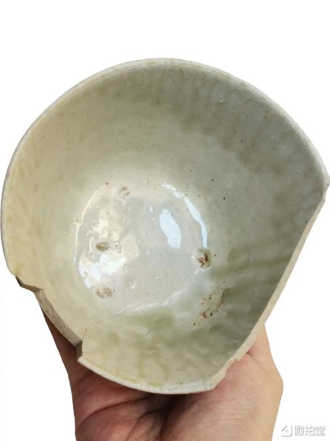 古玩陶瓷隋白標本真品鑒賞圖