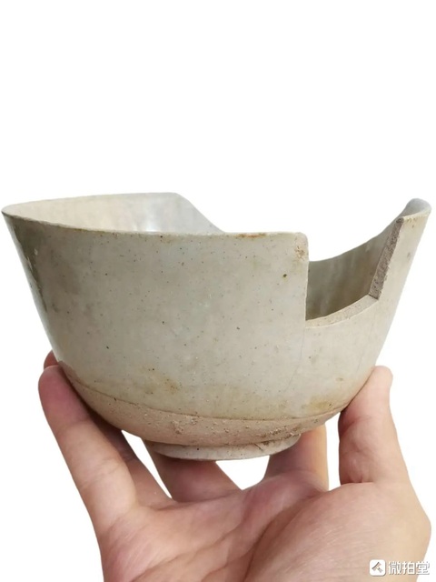 古玩陶瓷隋白標本真品鑒賞圖