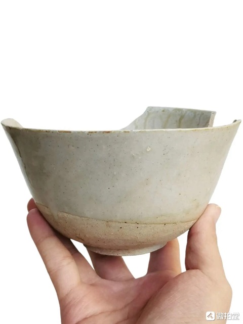 古玩陶瓷隋白標本真品鑒賞圖