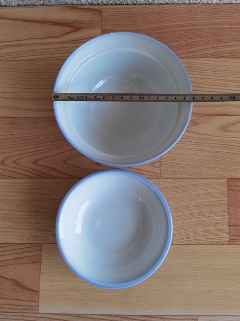 古玩陶瓷竹紋青花蓋碗拍賣，當前價格298元