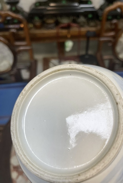 古玩陶瓷青花人物故事紋壯罐真品鑒賞圖