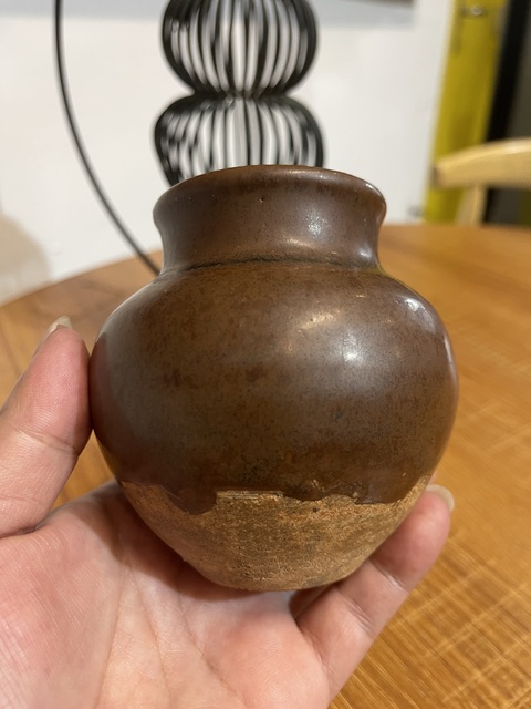 古玩陶瓷洪塘窯茶入真品鑒賞圖