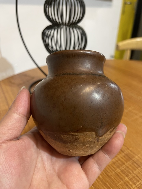 古玩陶瓷洪塘窯茶入真品鑒賞圖