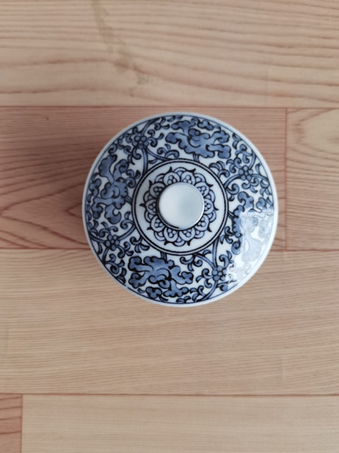 古玩陶瓷青花蓋杯拍賣，當前價格168元