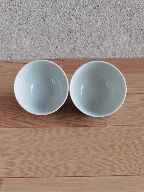 古玩陶瓷松樹青花杯拍賣，當(dāng)前價(jià)格168元