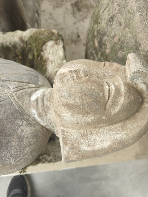 古玩雜項石人真品鑒賞圖