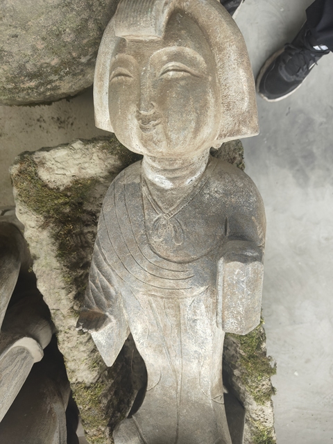 古玩雜項石人真品鑒賞圖