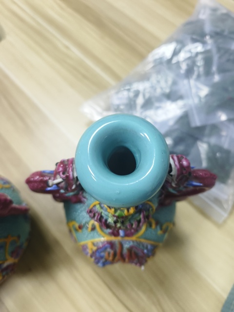 古玩陶瓷龍紋瓶真品鑒賞圖