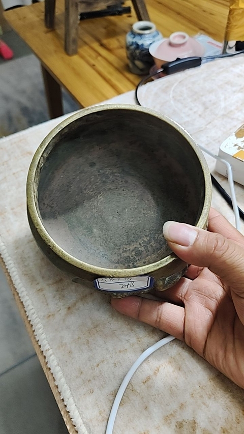 古玩銅器銅爐真品鑒賞圖