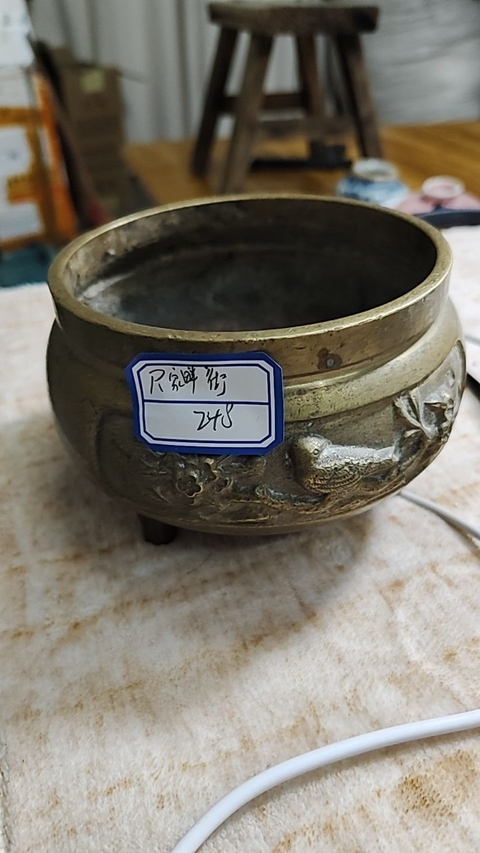 古玩銅器銅爐真品鑒賞圖