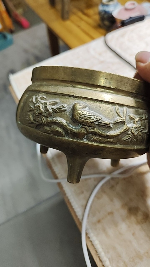 古玩銅器銅爐真品鑒賞圖