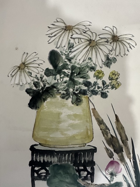 古玩字畫孔小瑜款博古圖真品鑒賞圖