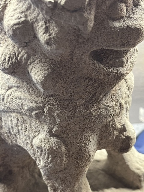 古玩雜項石獅真品鑒賞圖