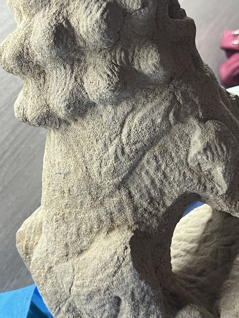 古玩雜項石獅真品鑒賞圖