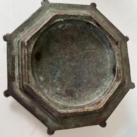 古玩銅器銅院燈擺件真品鑒賞圖