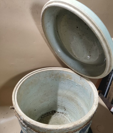 古玩陶瓷青花蓋罐真品鑒賞圖