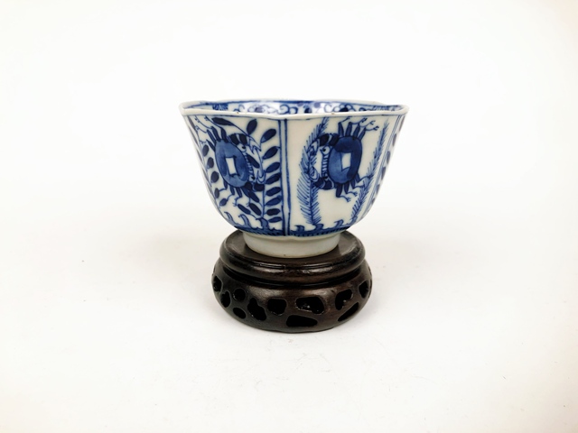 古玩陶瓷清光緒·魚蝦蟹茶圓真品鑒賞圖