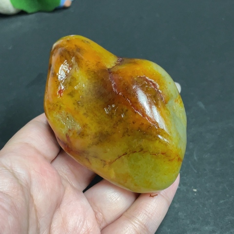 古玩玉器天然和田玉把件真品鑒賞圖