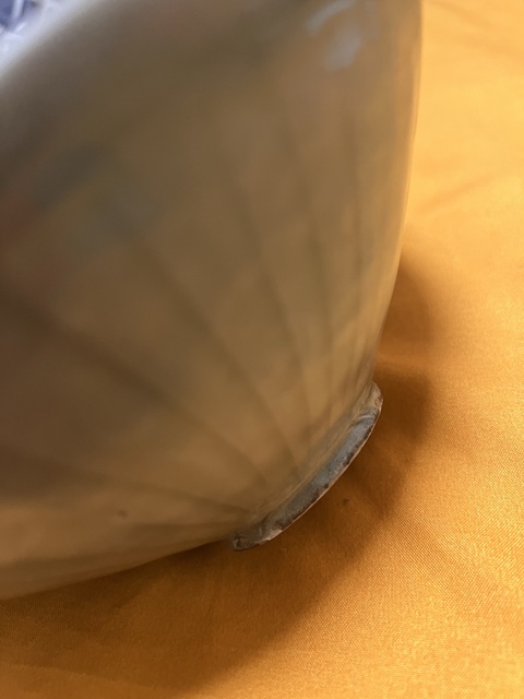 古玩陶瓷耀州窯青花碗真品鑒賞圖