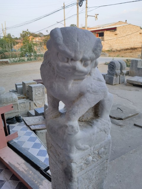古玩雜項拴馬樁真品鑒賞圖