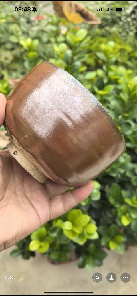 古玩陶瓷紅耀州蓋缽真品鑒賞圖