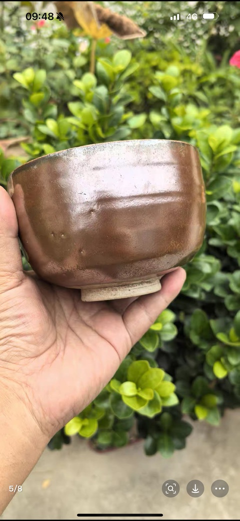 古玩陶瓷紅耀州蓋缽真品鑒賞圖