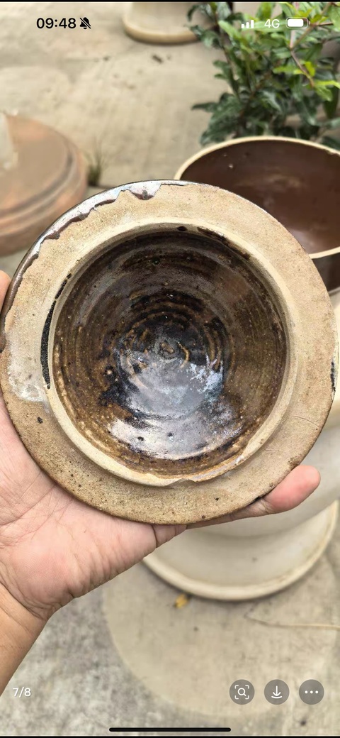 古玩陶瓷紅耀州蓋缽真品鑒賞圖