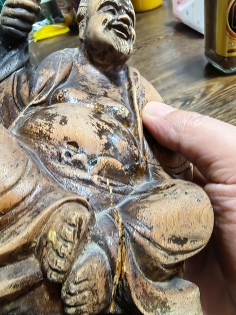 古玩雜項漢鐘離？真品鑒賞圖