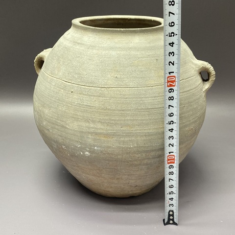 古玩陶瓷漢代雙系罐真品鑒賞圖