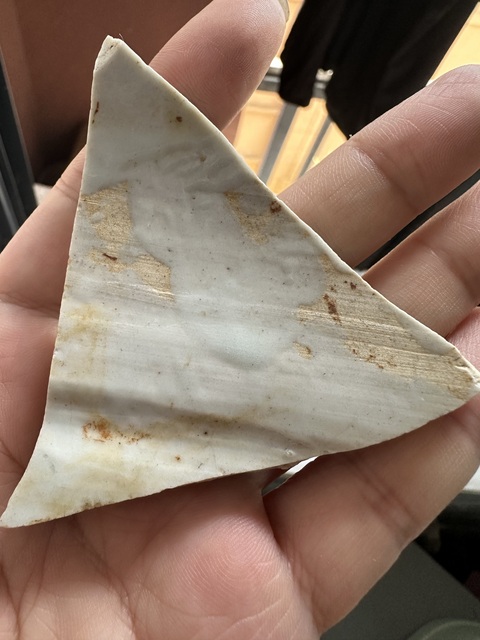 古玩陶瓷元青花瓷片真品鑒賞圖