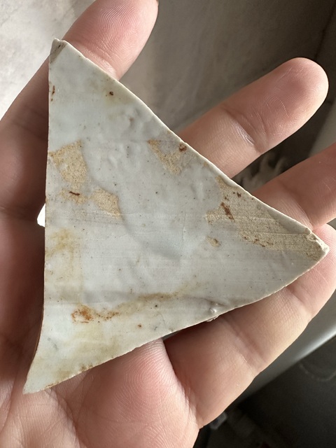 古玩陶瓷元青花瓷片真品鑒賞圖