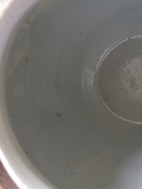 古玩陶瓷青花花間壽紋罐真品鑒賞圖