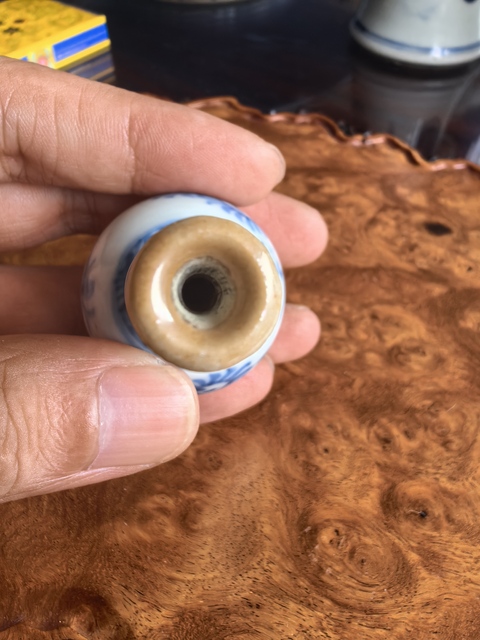 古玩陶瓷花卉紋青花葫蘆瓶真品鑒賞圖