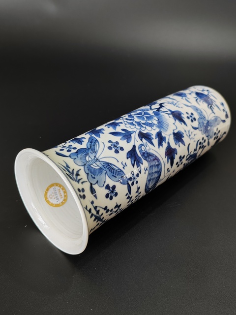 古玩陶瓷清光緒青花花鳥紋花觚·全美品拍賣,當(dāng)前價格2888元