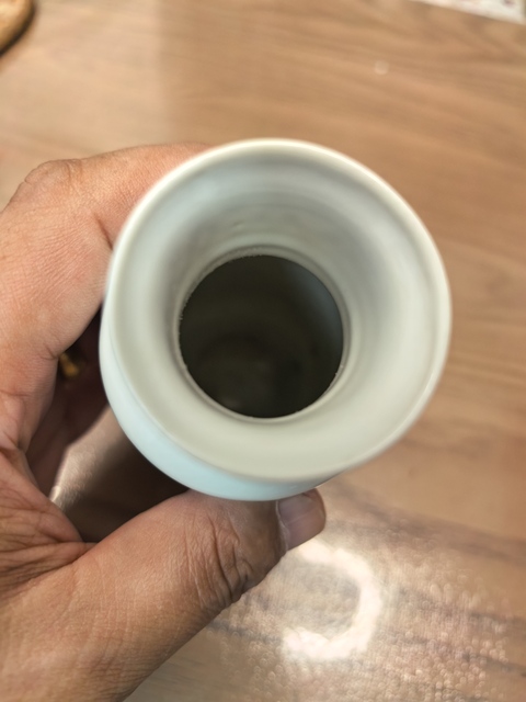 古玩陶瓷民國粉彩小棒槌瓶真品鑒賞圖