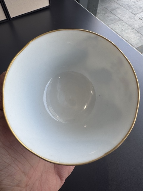 古玩陶瓷清晚·粉彩仕女詩文杯一對 真品鑒賞圖
