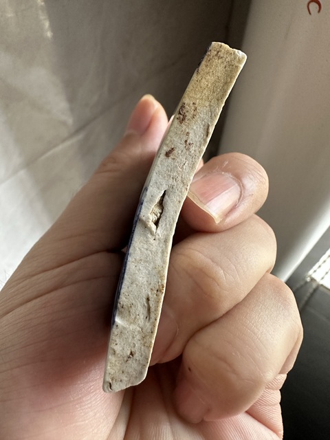 古玩陶瓷元青花瓷片真品鑒賞圖