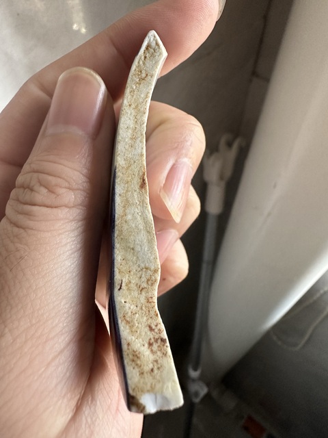 古玩陶瓷元青花瓷片真品鑒賞圖