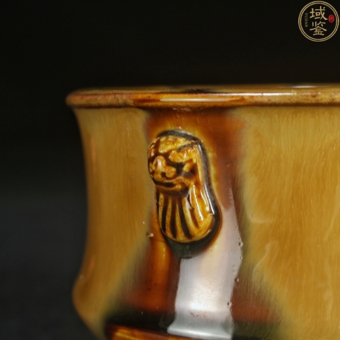 古玩陶瓷窯變釉香爐真品鑒賞圖